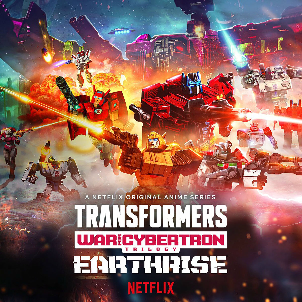 Album cover of Transformers: War For Cybertron Trilogy: Earthrise Original Anime Soundtrack