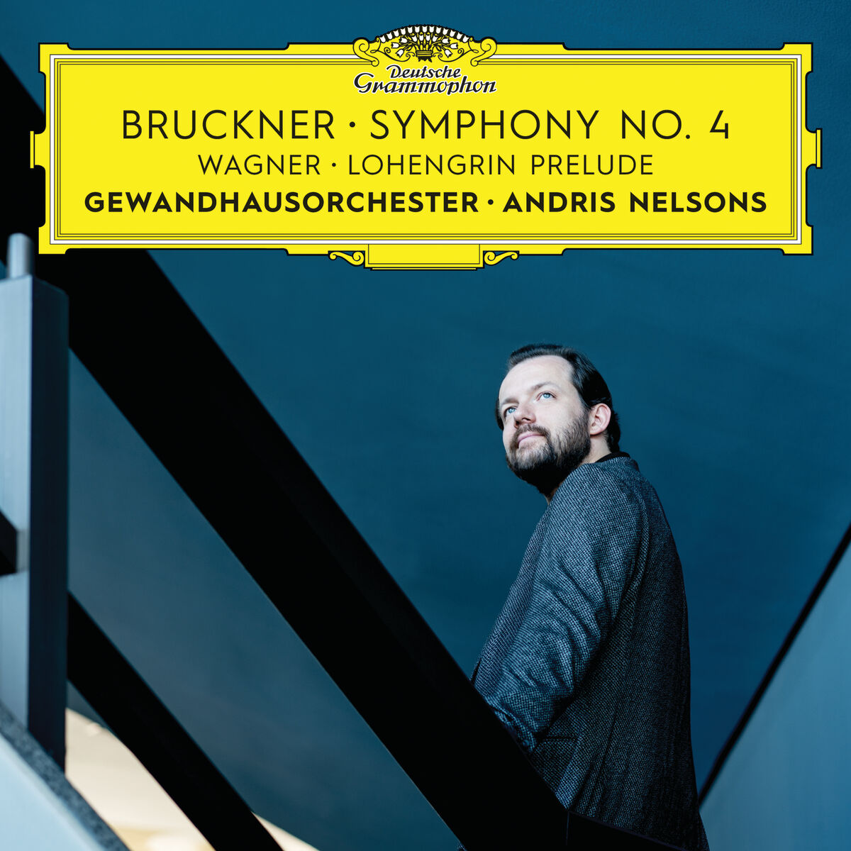 Album cover of Bruckner: Symphony No. 4 / Wagner: Lohengrin Prelude