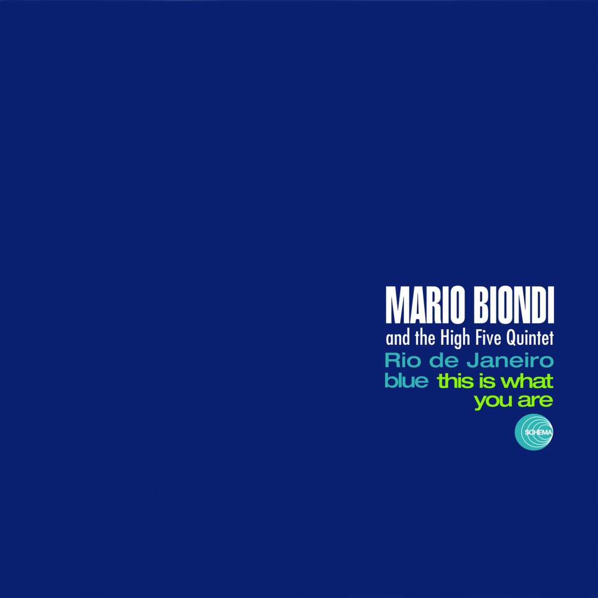 Album cover of Rio De Janiero Blue