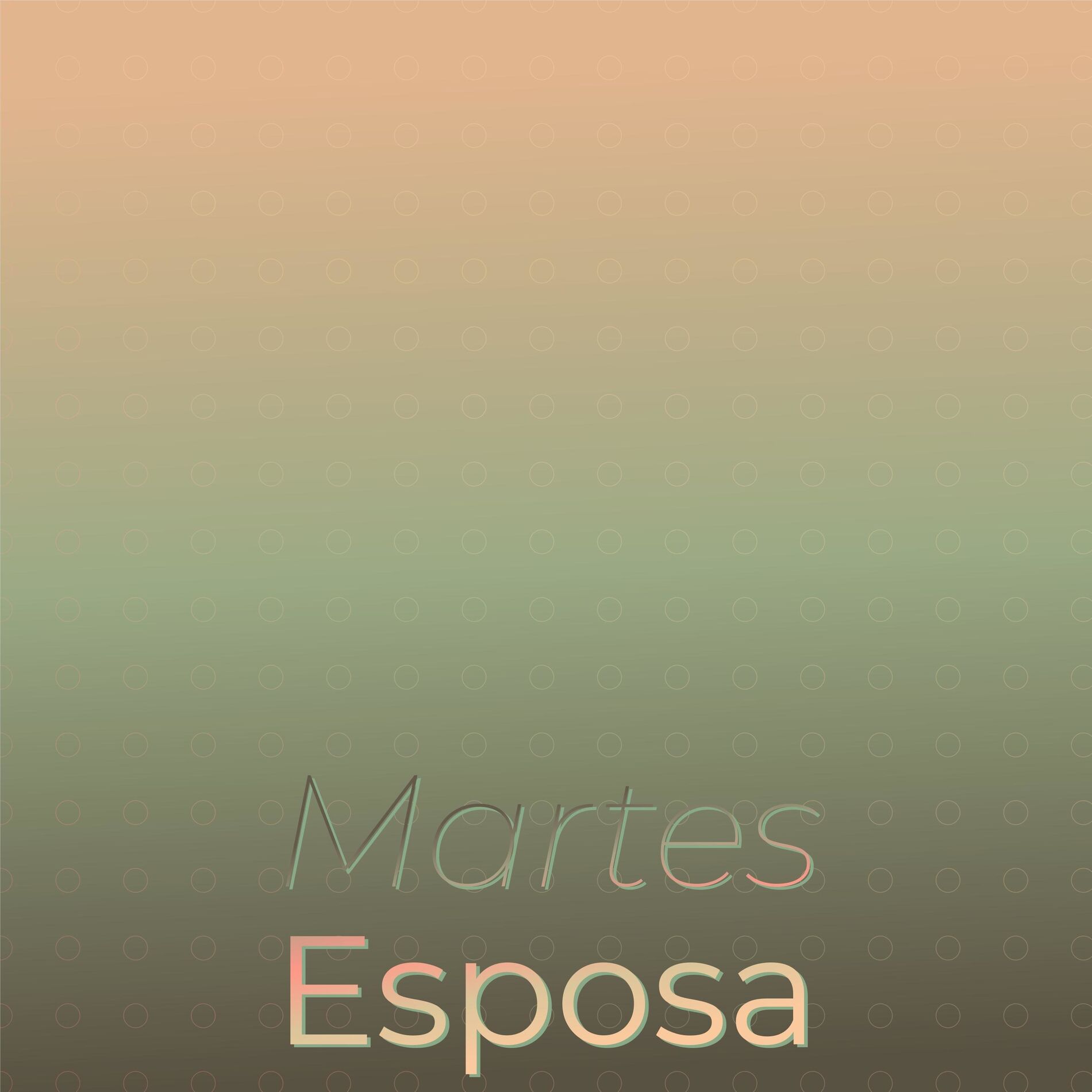 Album cover of Martes Esposa