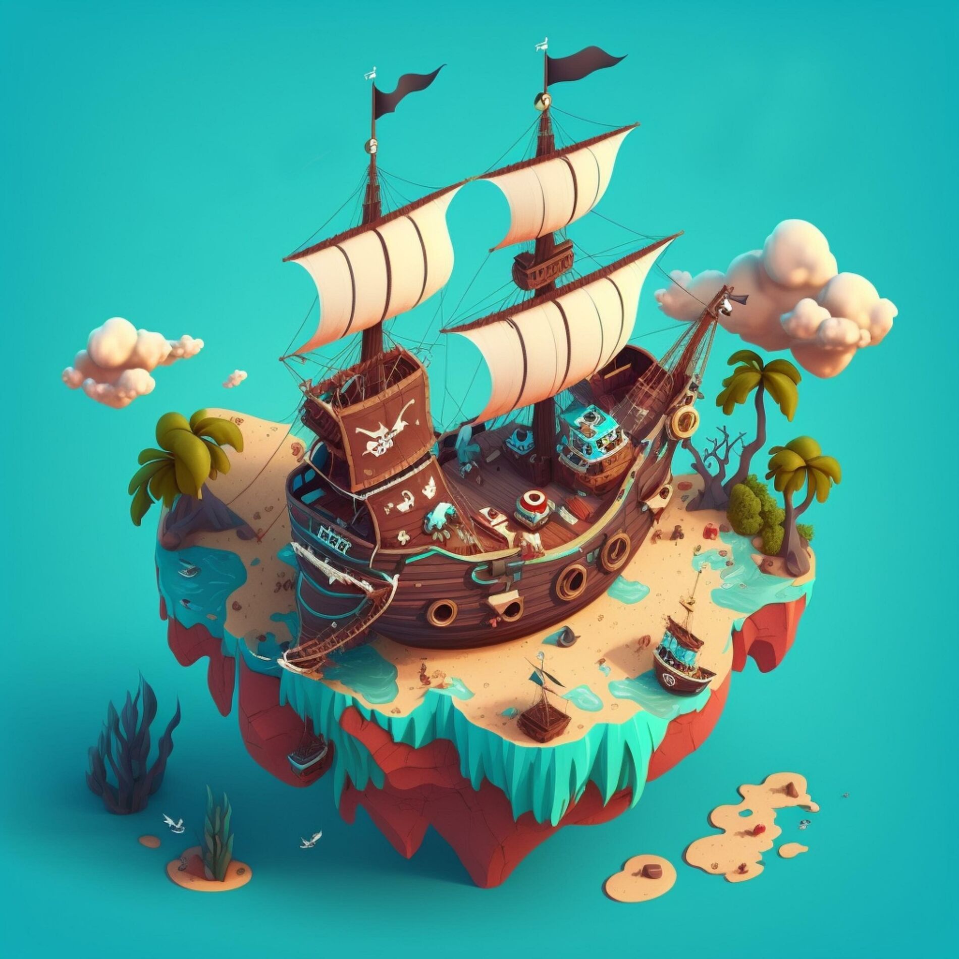 Album cover of Pirate ship (Feat. Connie)
