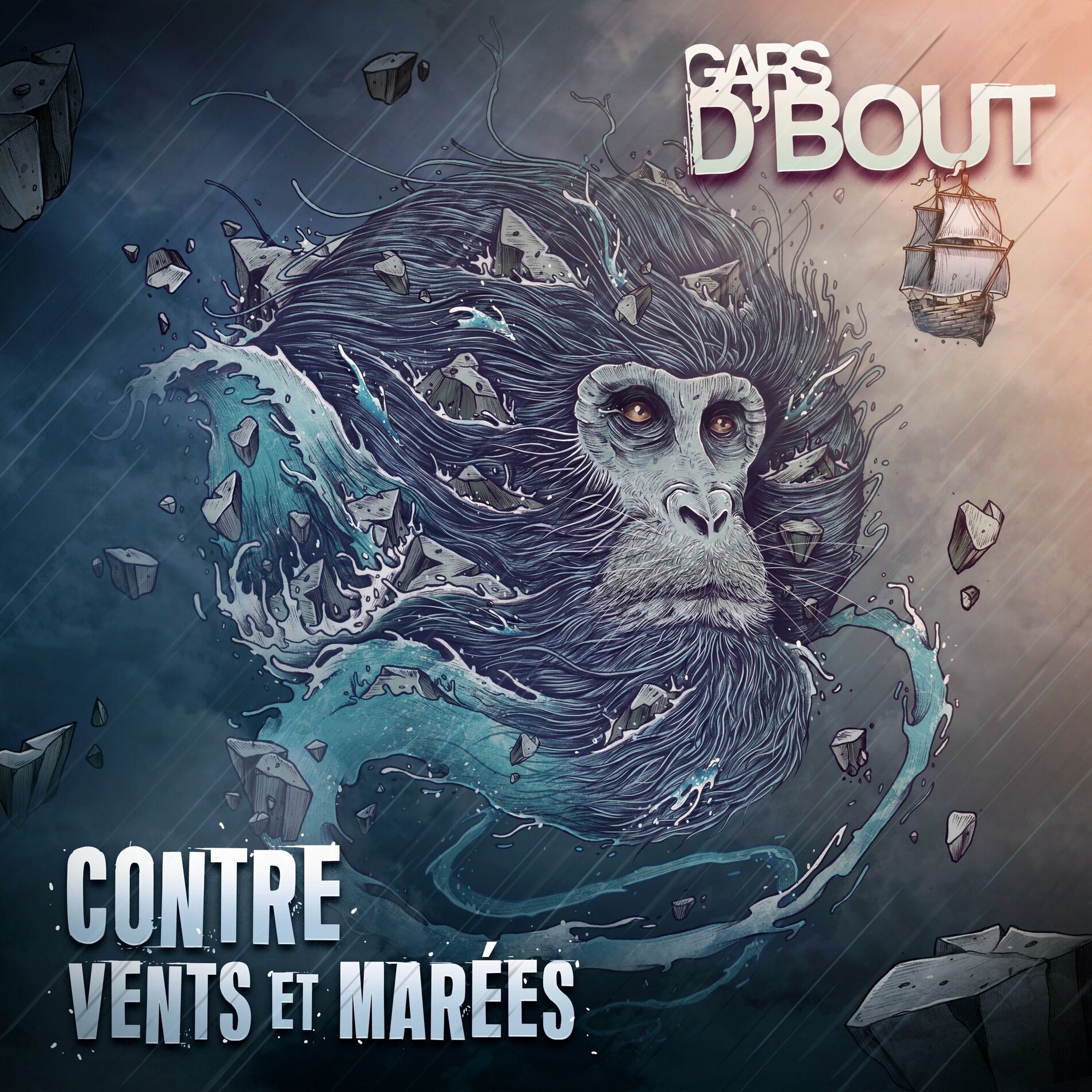 Album cover of Contre vents et marées