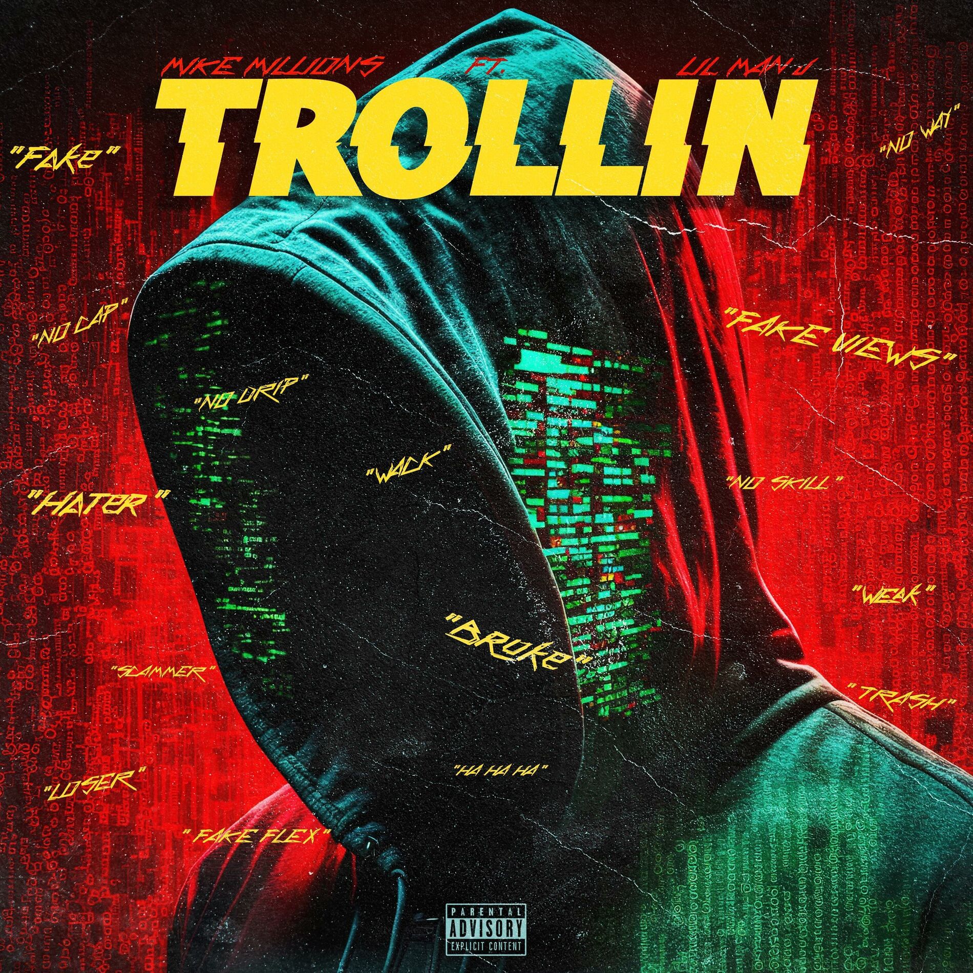 Album cover of Trollin (feat. Lil Man J)