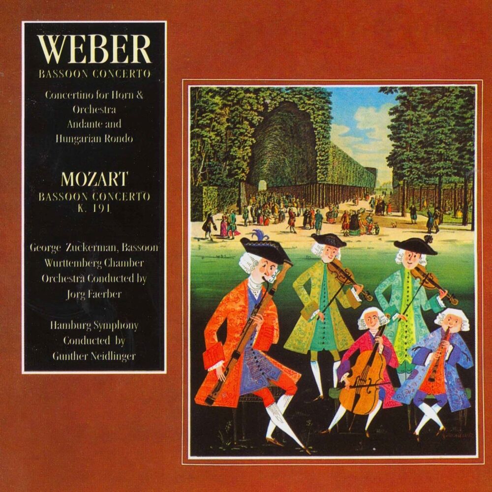 Picture of Weber: Concertino in E Minor for Horn & Orchestra - Mozart: Bassoon Concerto