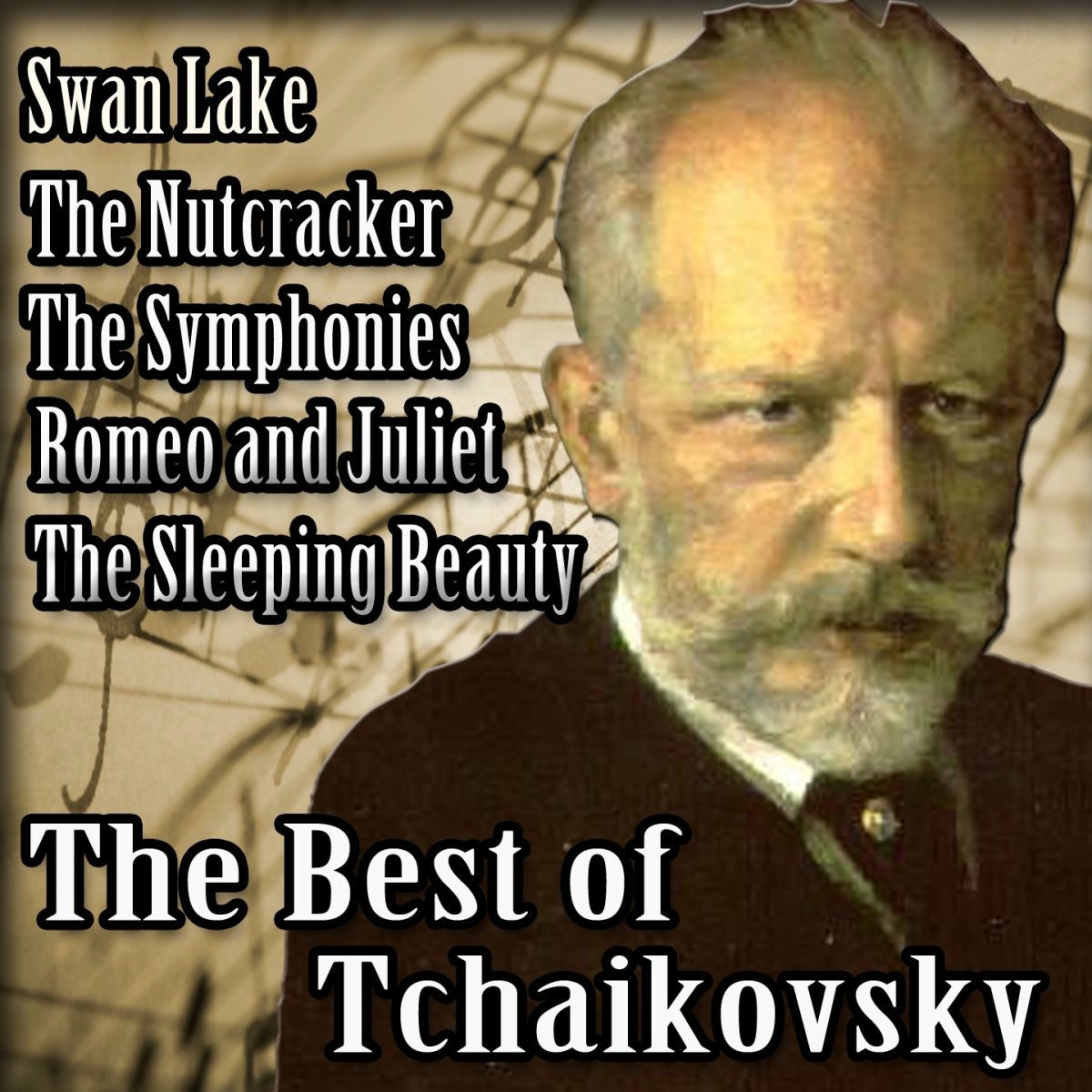 Album cover of The Best of Tchaikovsky: The Symphonies, Swan Lake, The Nutcracker, Romeo and Juliet & The Sleeping Beauty