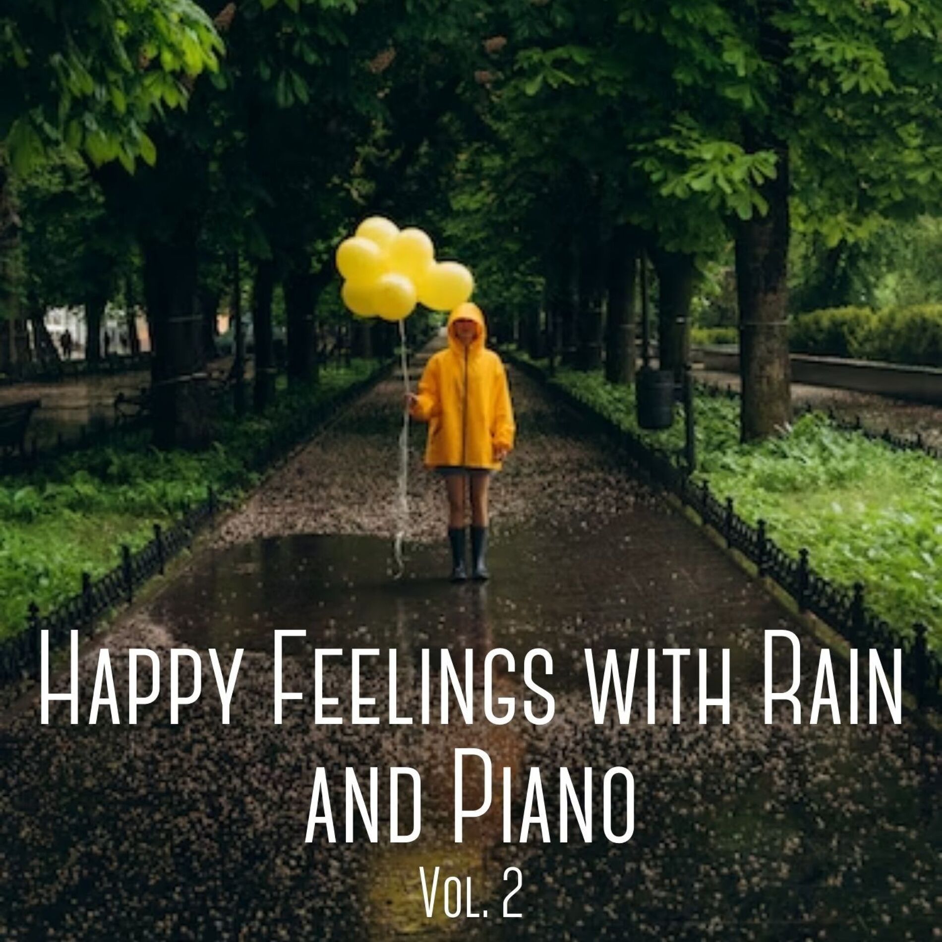 Album cover of Happy Feelings with Rain and Piano Vol. 2