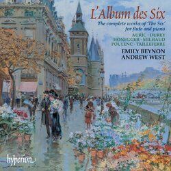 Cover of L'Album des Six: The Complete Works of "Les Six" for Flute & Piano