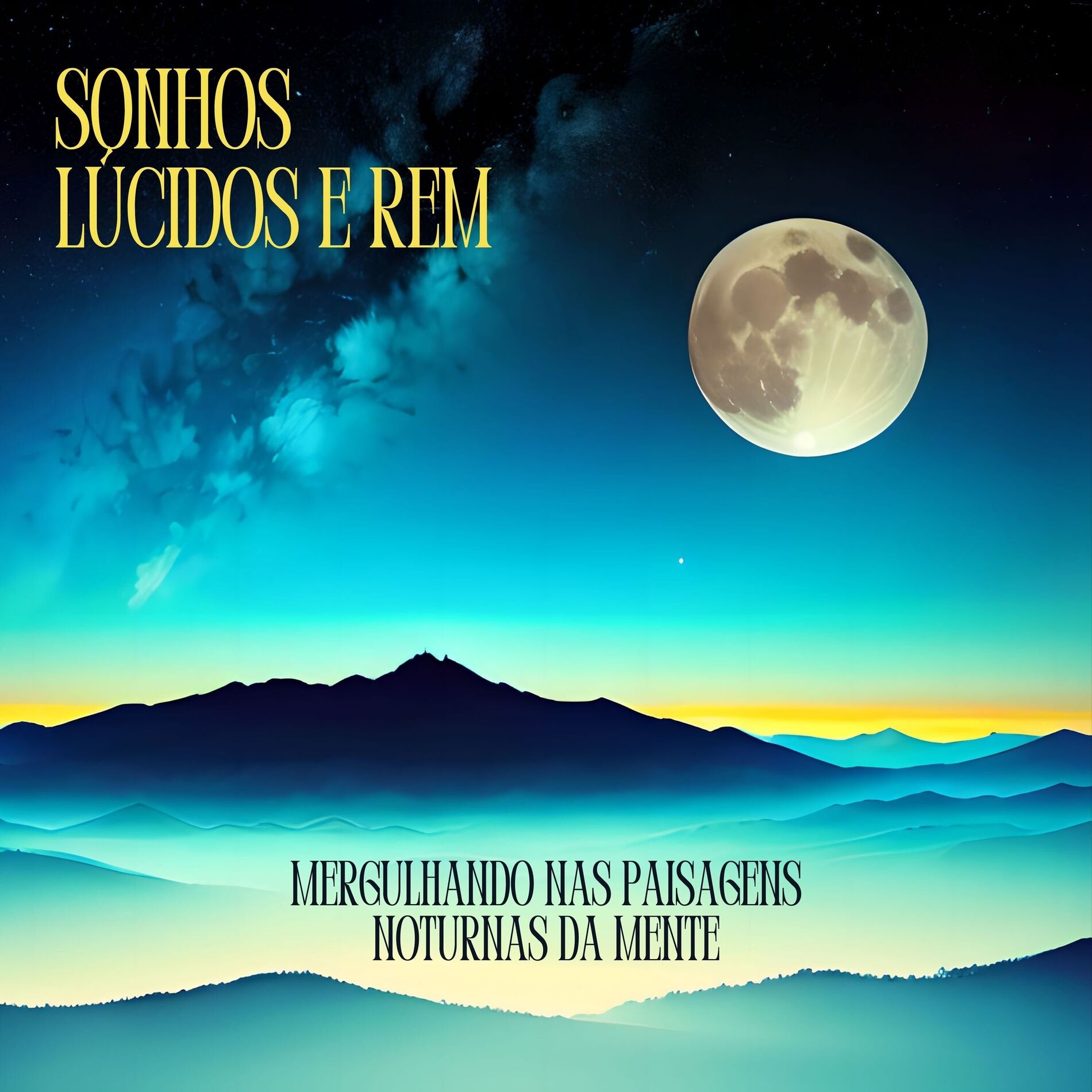 Album cover of Sonhos Lúcidos e REM: Mergulhando nas Paisagens Noturnas da Mente