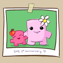 Cover of Super Sweet Boy: Music from Super Meat Boy 5th Anniversary