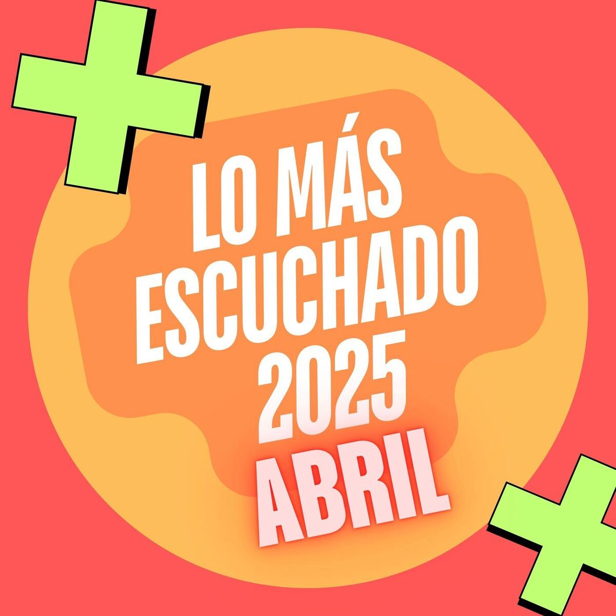 Album cover of Lo Más Escuchado 2025: ABRIL
