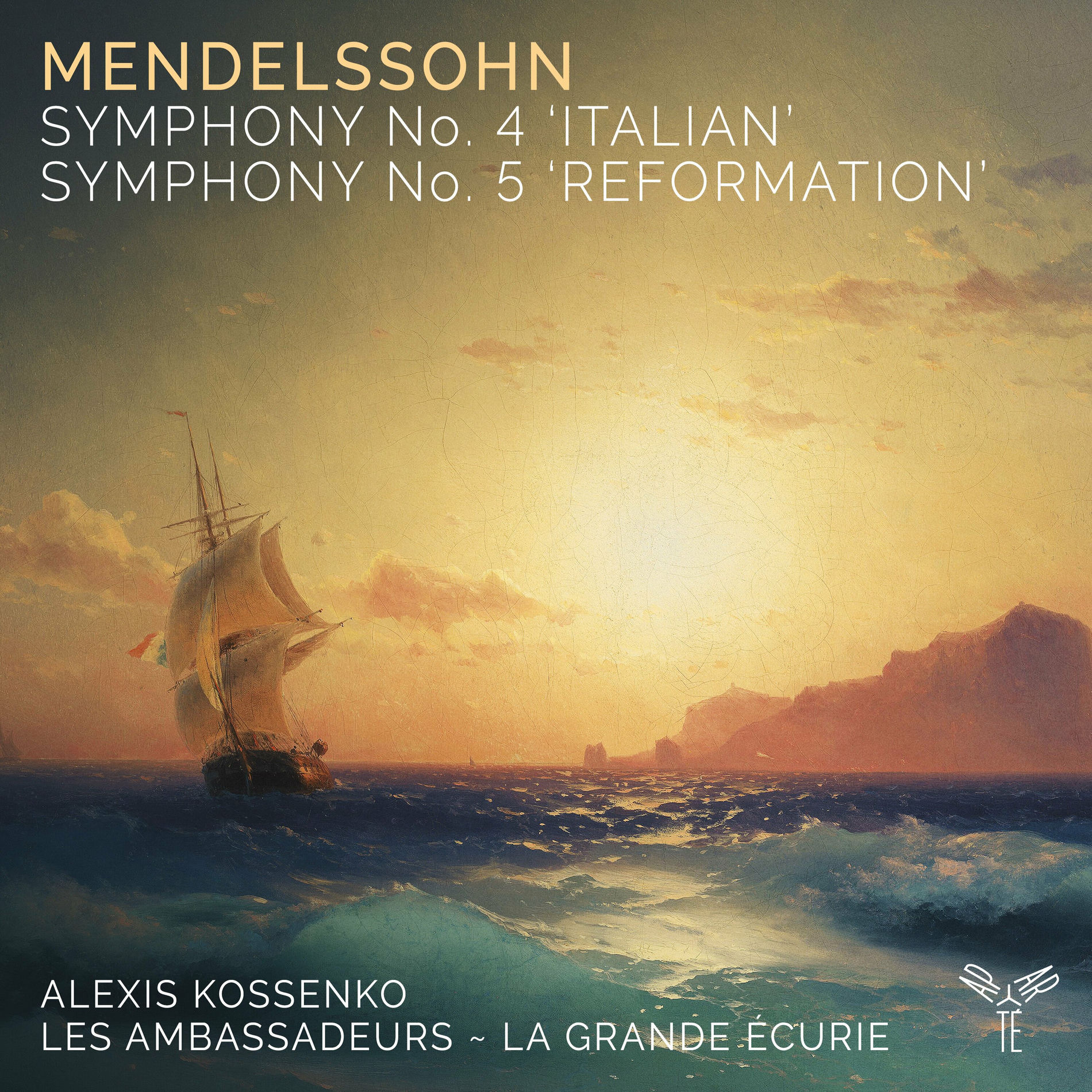 Album cover of Symphony No. 4 in A Major, Op. 90, MWV N 16 