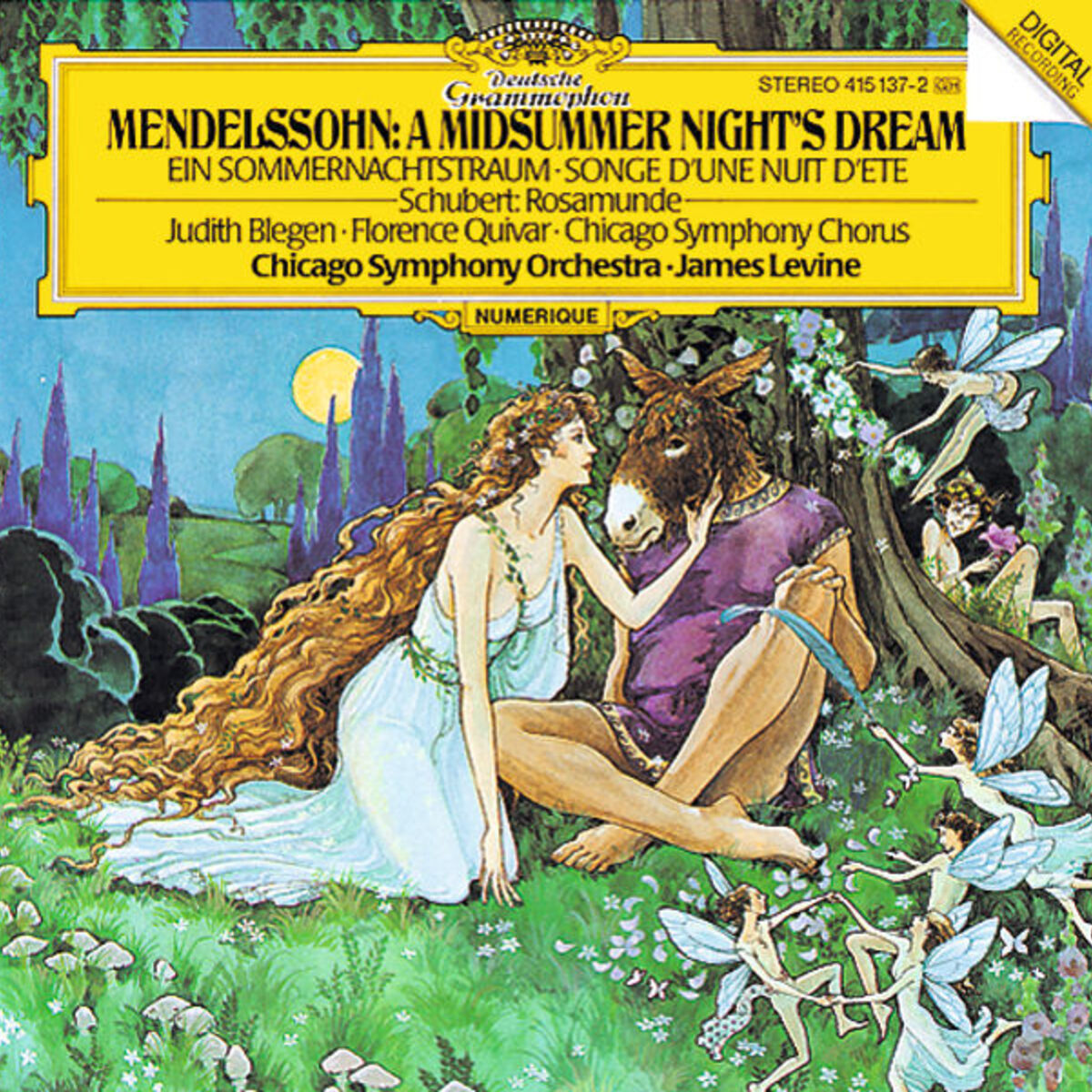 Album cover of Mendelssohn: A Midsummer Night's Dream / Schubert: Rosamunde