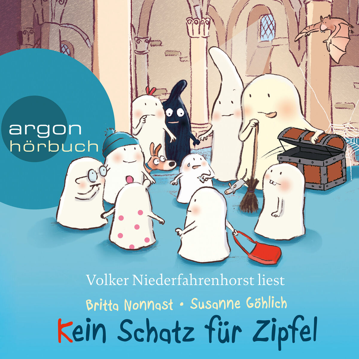 Album cover of Kein Schatz für Zipfel - 10 kleine Burggespenster (Gekürzte Lesung)