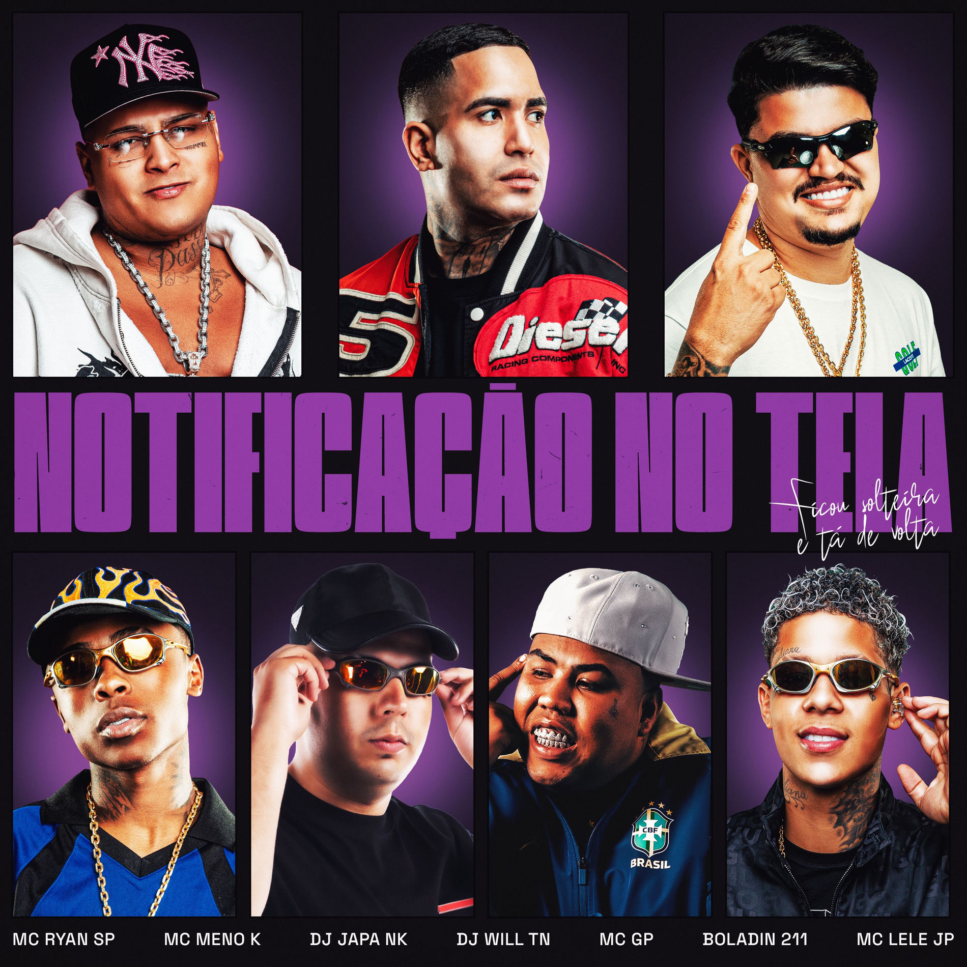 Album cover of Notificação no Tela / Ficou Solteira e Tá de Volta (feat. MC GP, Mc Lele JP & Boladin 211)