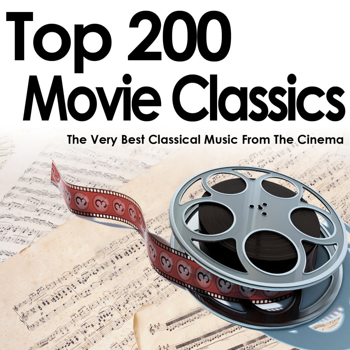 Album cover of Top 200 Movie Classics - The Very Best Classical Music From The Cinema