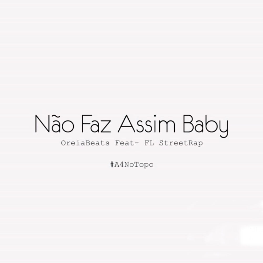 Picture of Não Faz Assim Baby