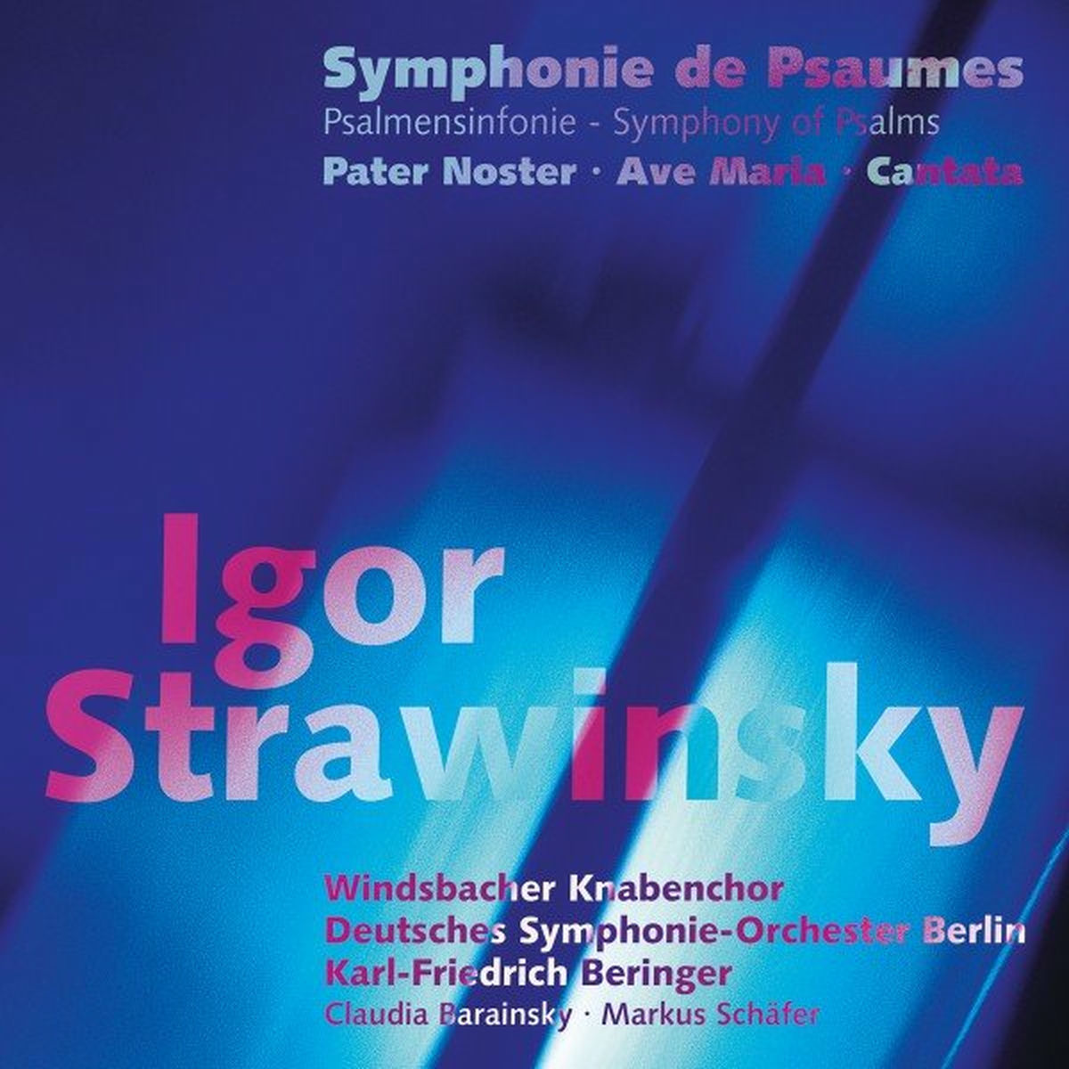 Album cover of Igor Strawinsky: Symphonie De Psaumes