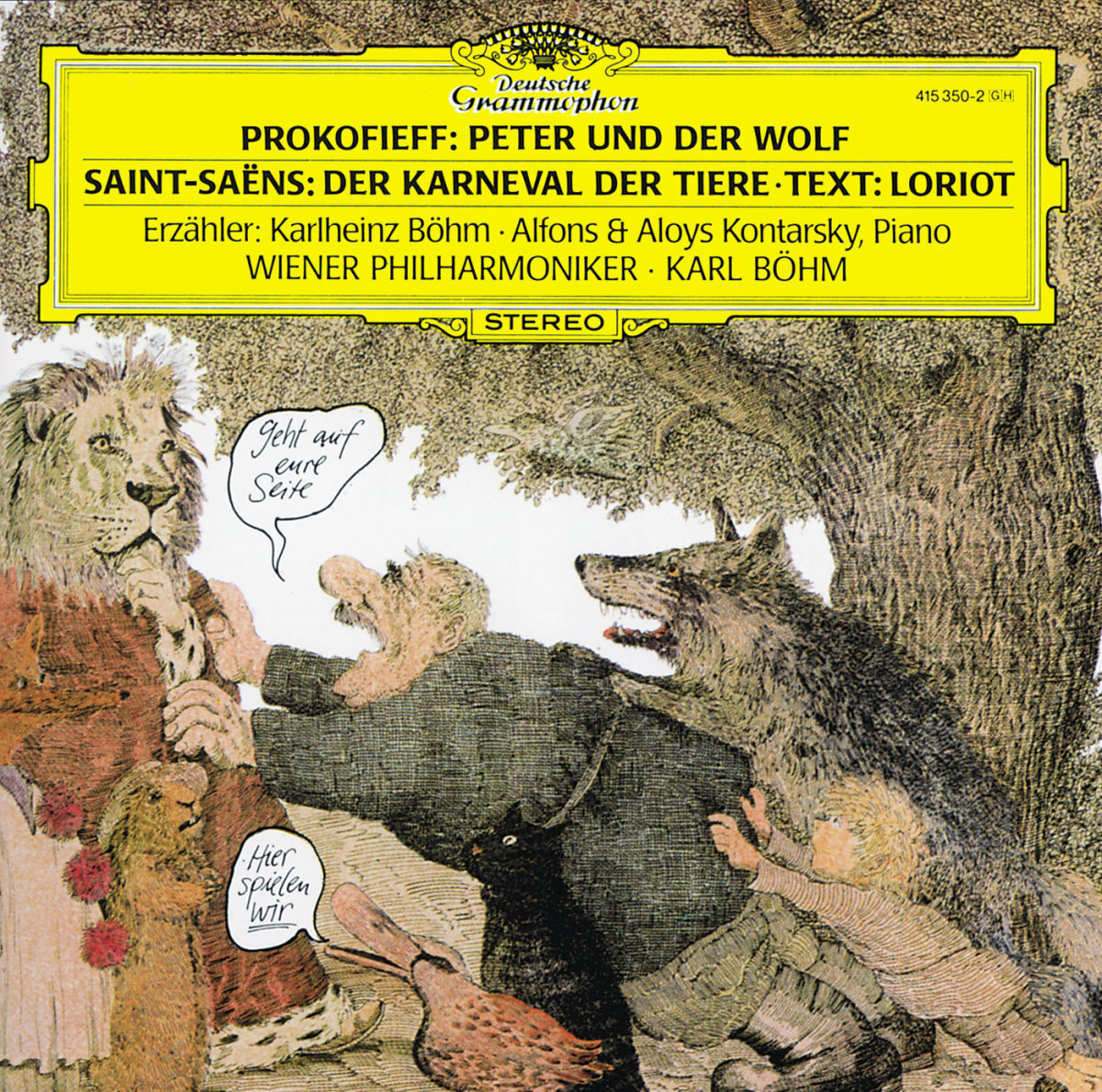Album cover of Peter and the Wolf, Op. 67 : Prokofiev: Peter and the Wolf, Op. 67: II. Andantino. Eines Morgens öffnete Peter die Gartentor