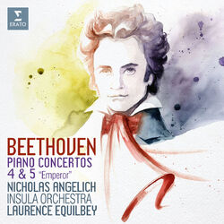 Cover of Beethoven: Piano Concertos Nos 4 & 5, "Emperor" (Live)