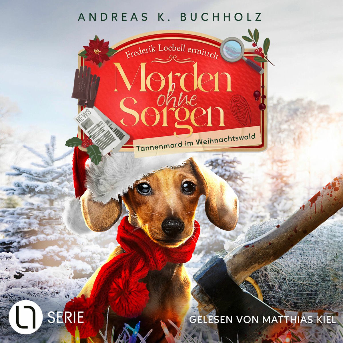 Album cover of Tannenmord im Weihnachtswald - Morden ohne Sorgen, Folge 3 (Ungekürzt)