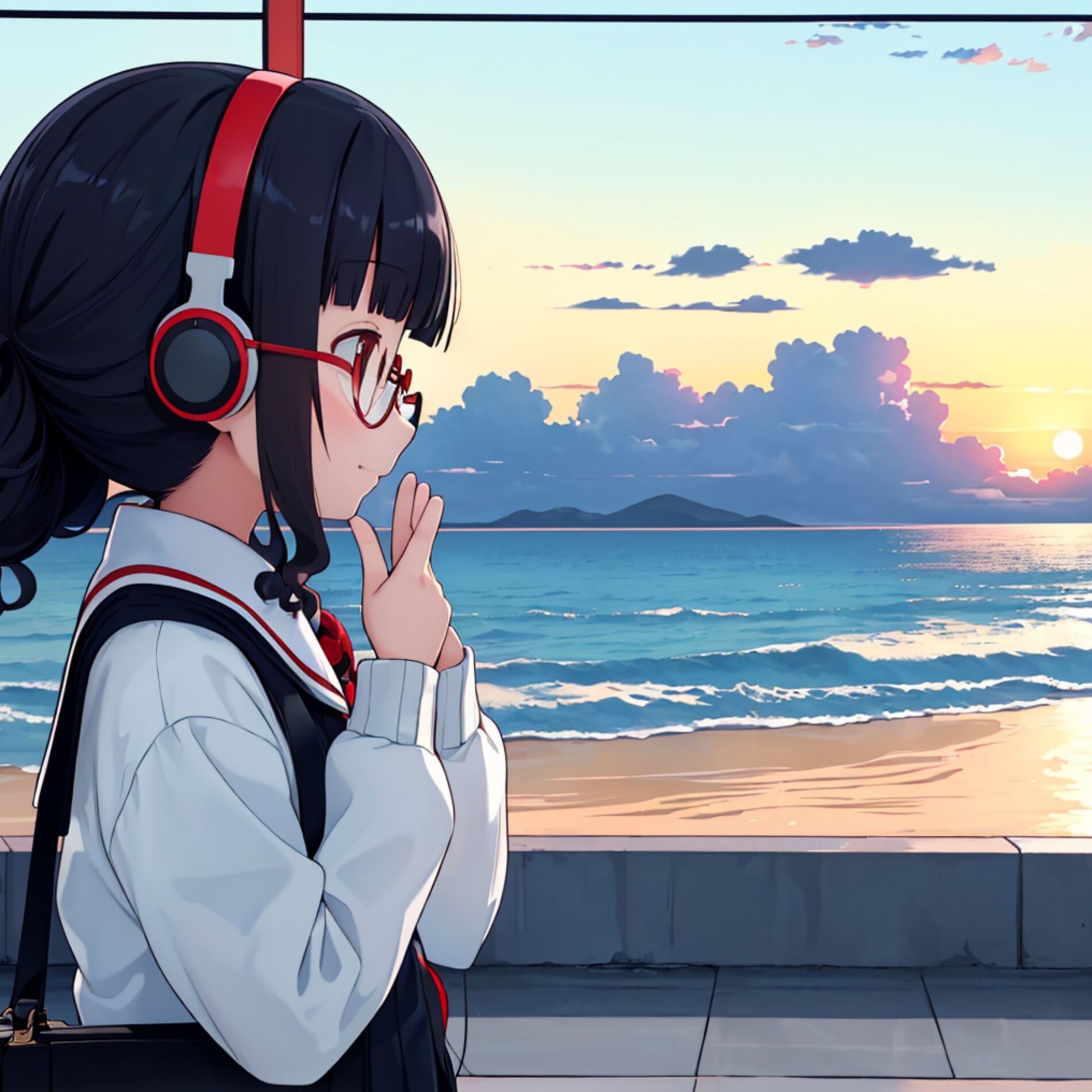 Album cover of Looking at the sea and the sky
