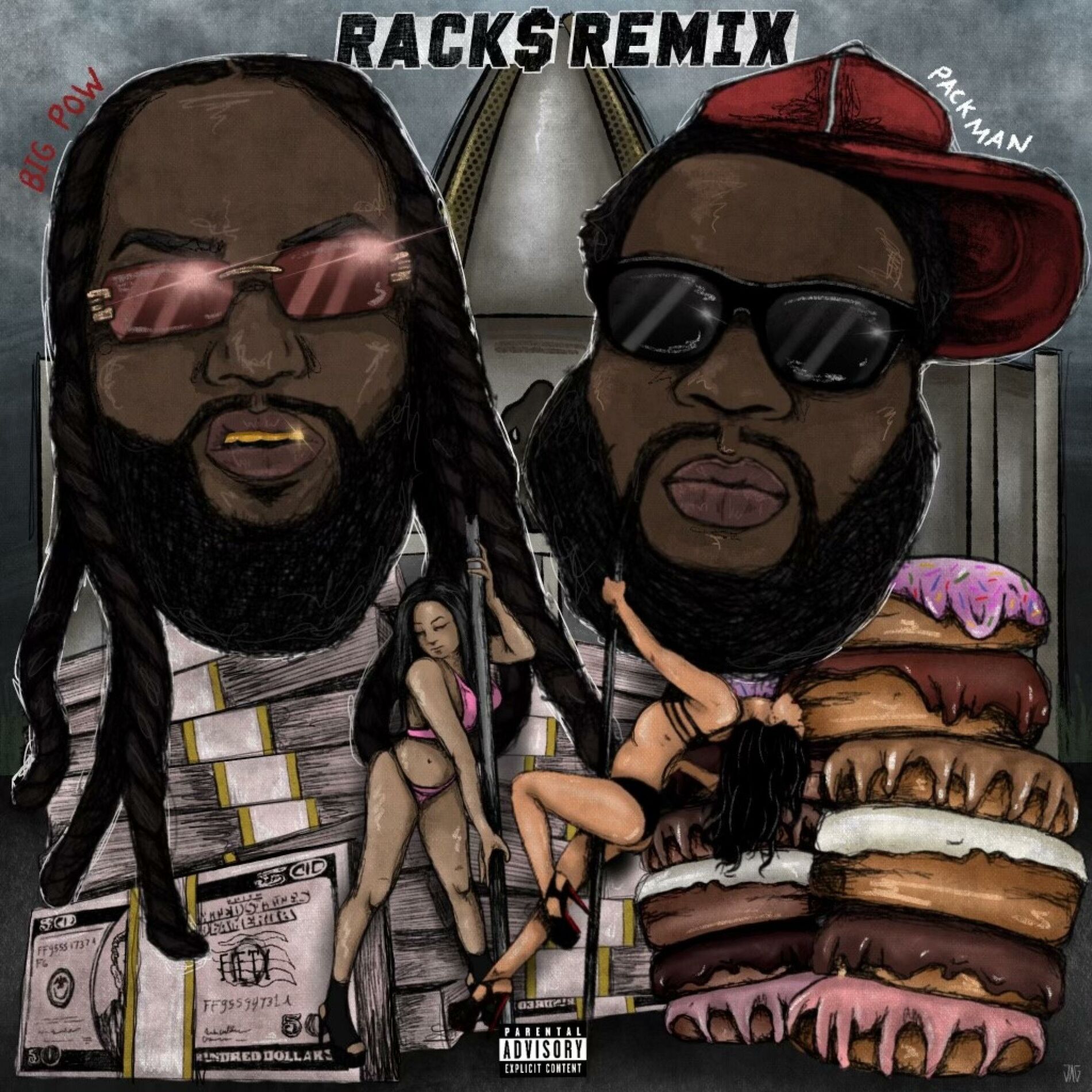 Album cover of RACK$ (feat. Bfb Da Packman ) [remix]