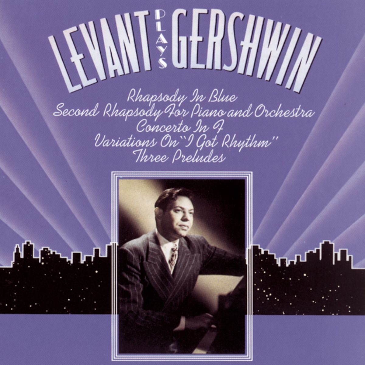 Album cover of Levant Plays Gershwin