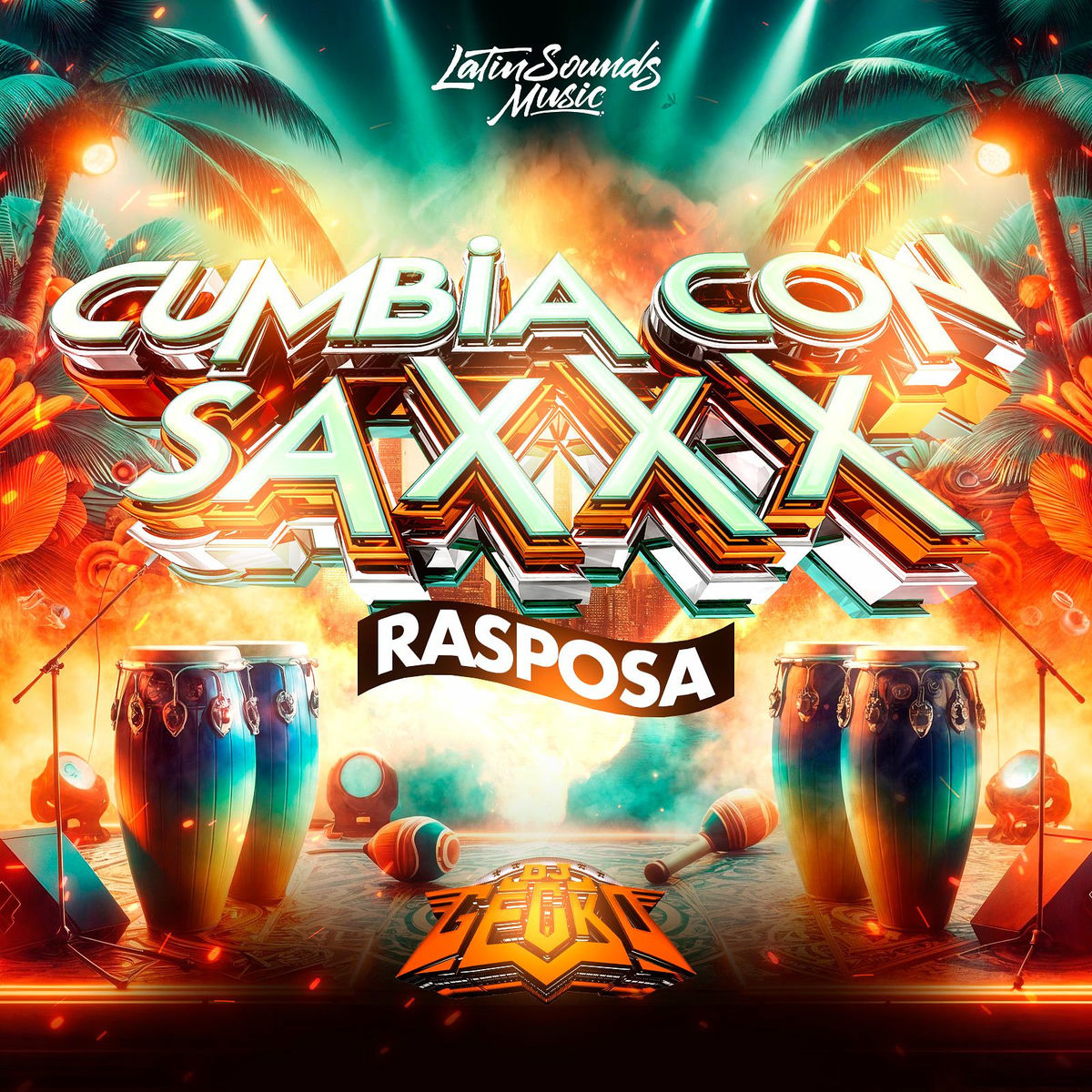 Album cover of Cumbia Con Saxxx Rasposa