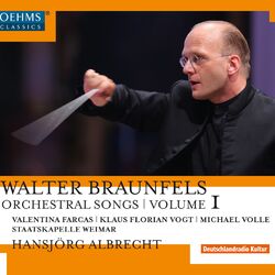 Cover of Braunfels: Orchestral Songs, Vol. 1