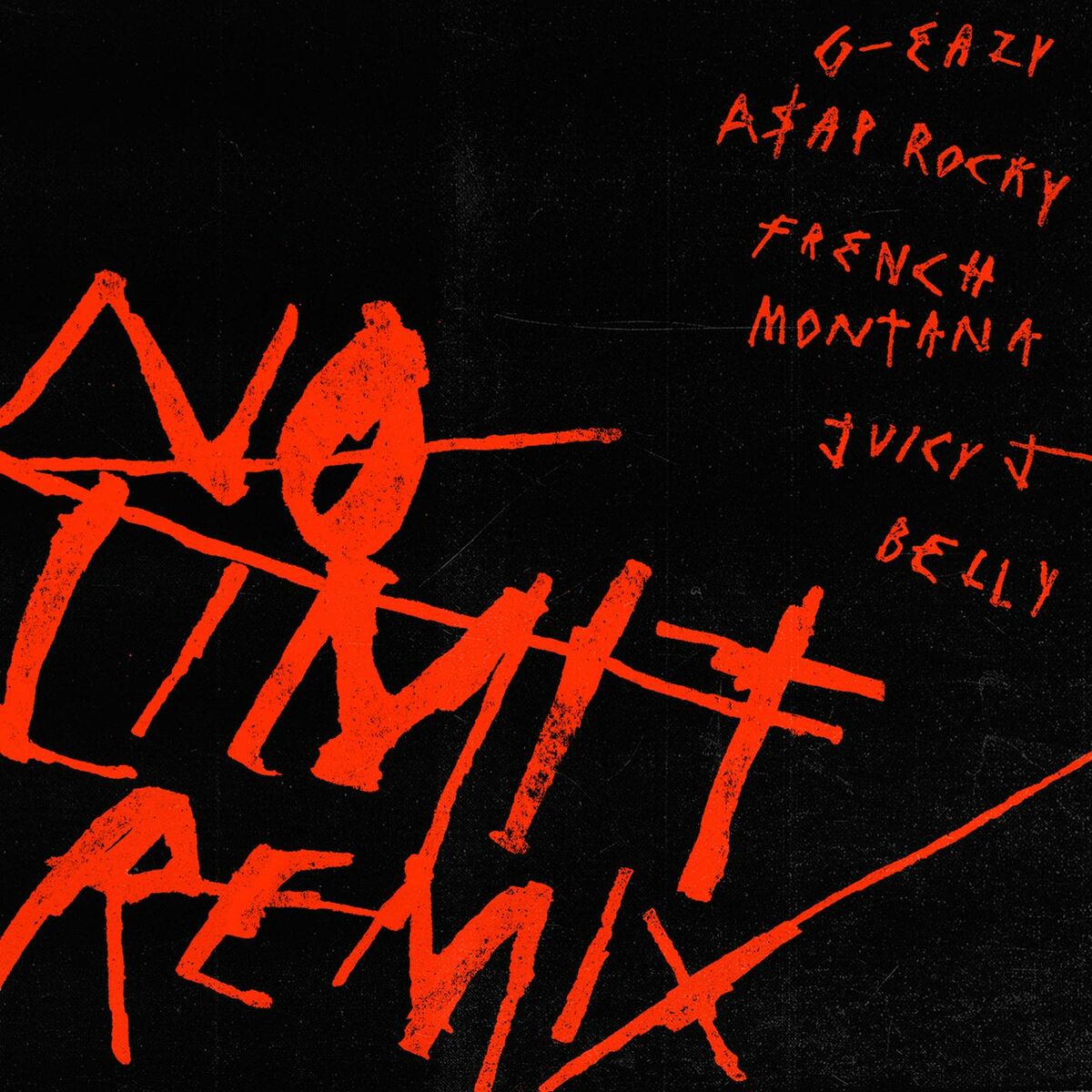 Album cover of No Limit REMIX (feat. A$AP Rocky, French Montana, Juicy J & Belly)