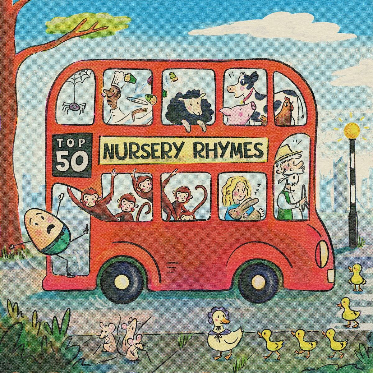 Album cover of Top 50 Nursery Rhymes