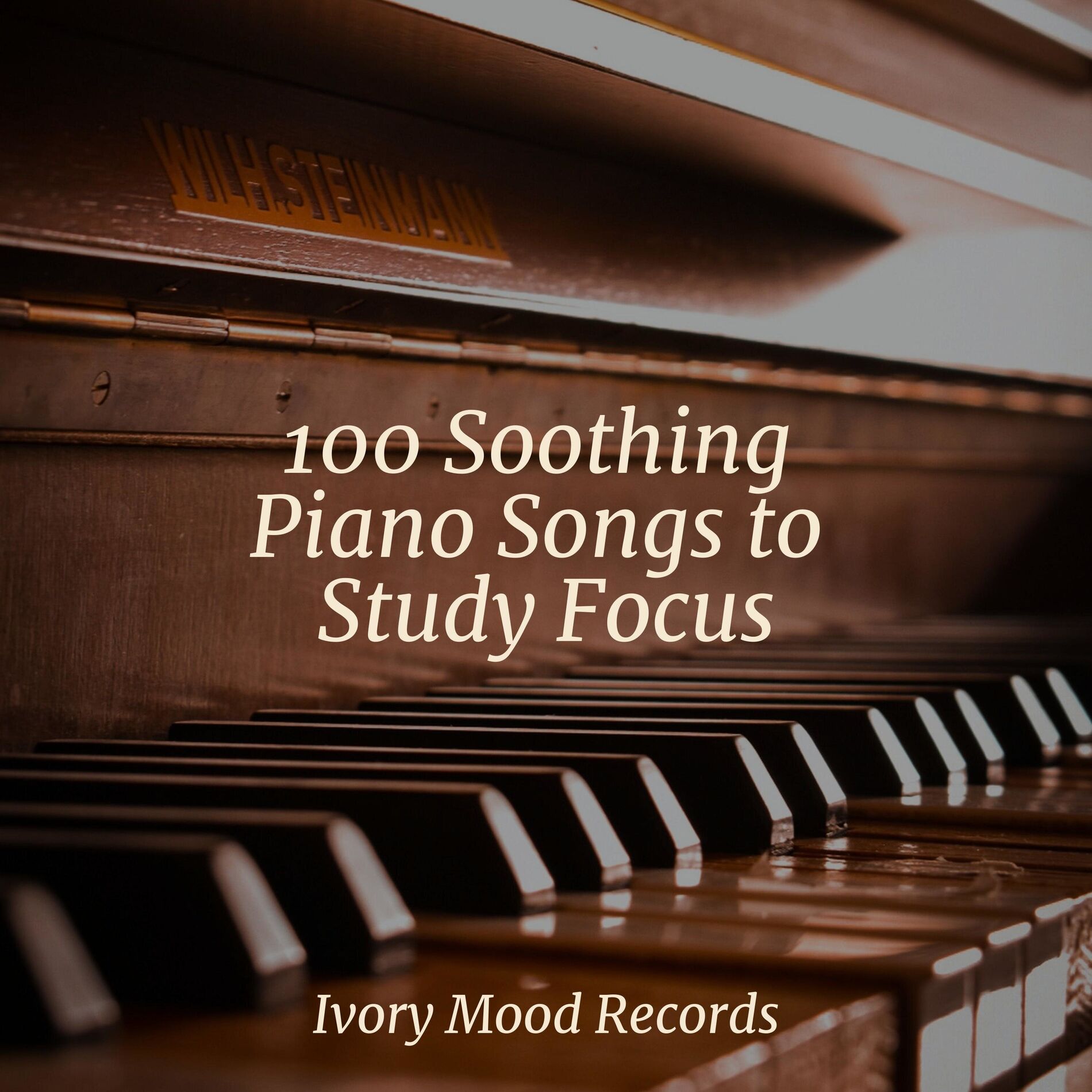 Album cover of 100 Soothing Piano Songs to Study Focus