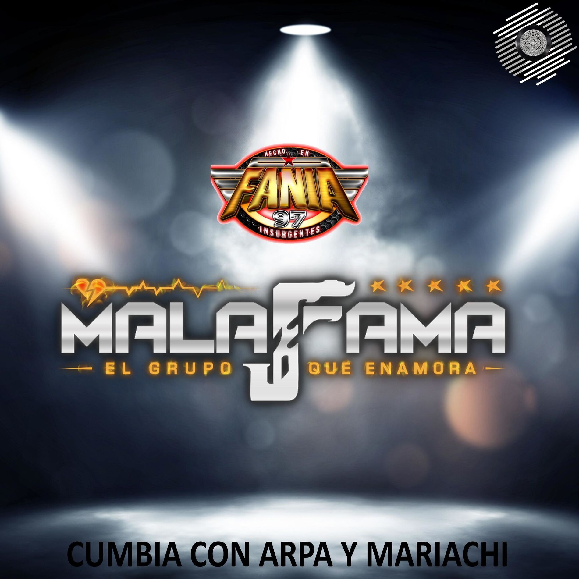 Album cover of Cumbia Con Arpa Y Mariachi (feat. Sonido Fania 97)