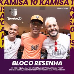 Cover of Bloco Resenha: Tá Vendo Aquela Lua / Que Situação / Valeu / Derê / Livre pra Voar / Brilho de Cristal / Deixa Acontecer / Vergonha (Ao Vivo)
