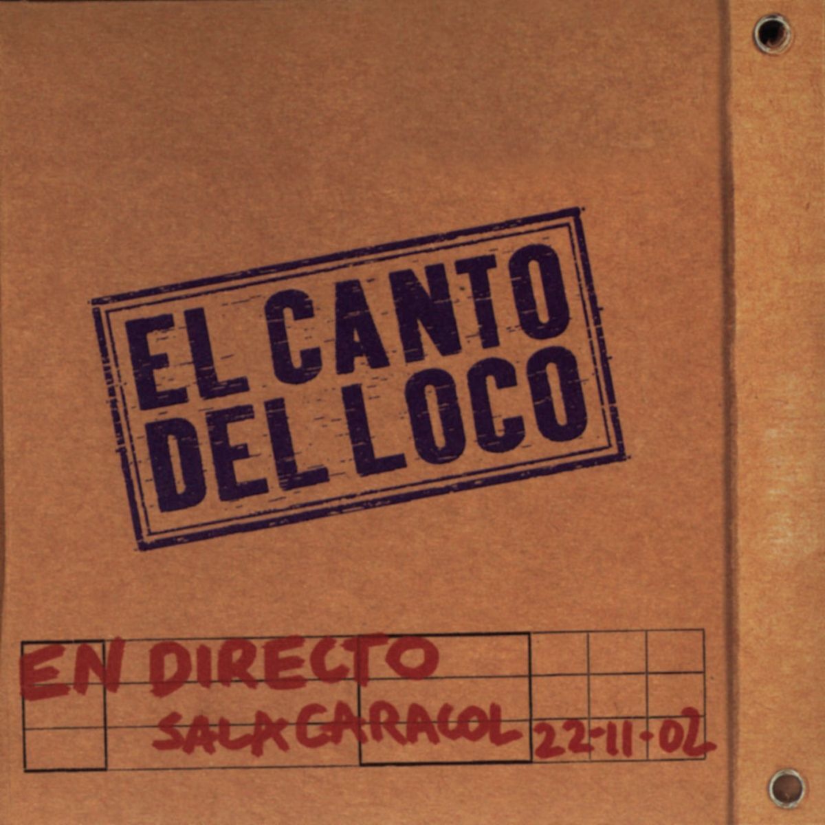 Album cover of El Canto del Loco en Directo
