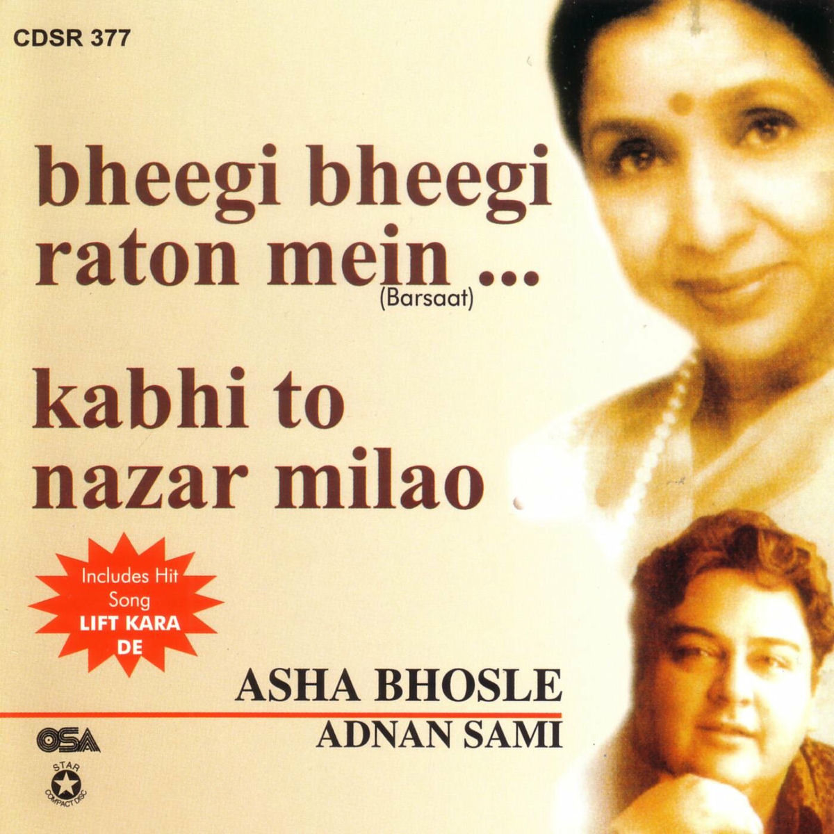 Album cover of Kabhi To Nazar Milao/Bheegi Bheegi raton Mein