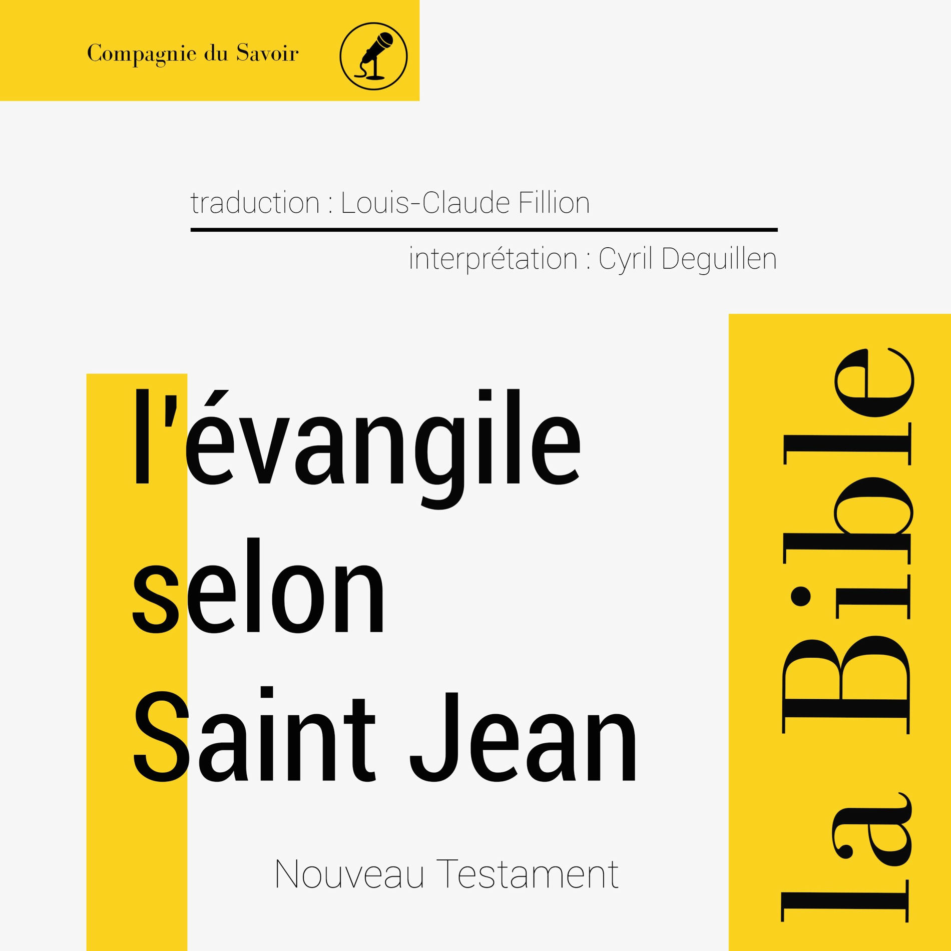 Album cover of Évangile selon Saint Jean (L'intégrale de la Bible)