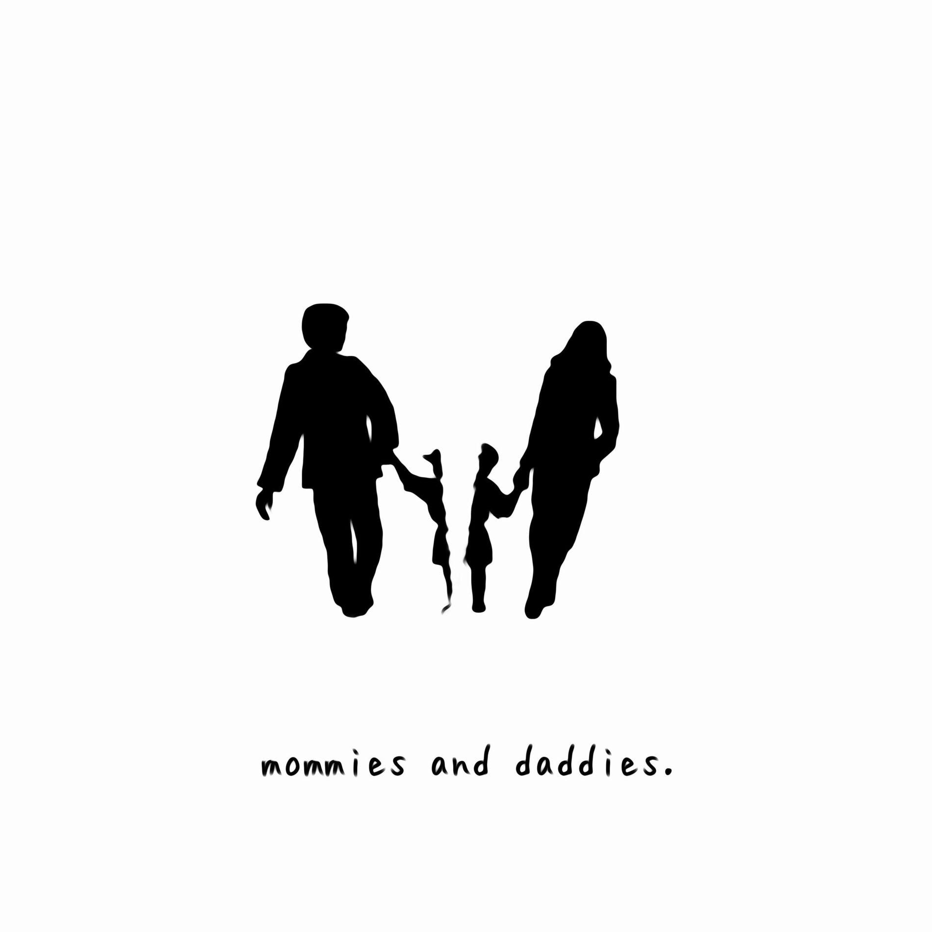 Album cover of mommies and daddies.