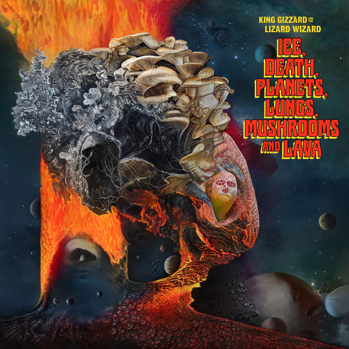 Album picture of Ice, Death, Planets, Lungs, Mushrooms And Lava