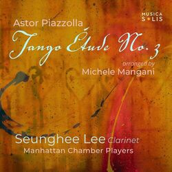 Cover of Tango Étude No. 3 (Arr. for Clarinet and String Orchestra by Michele Mangani)