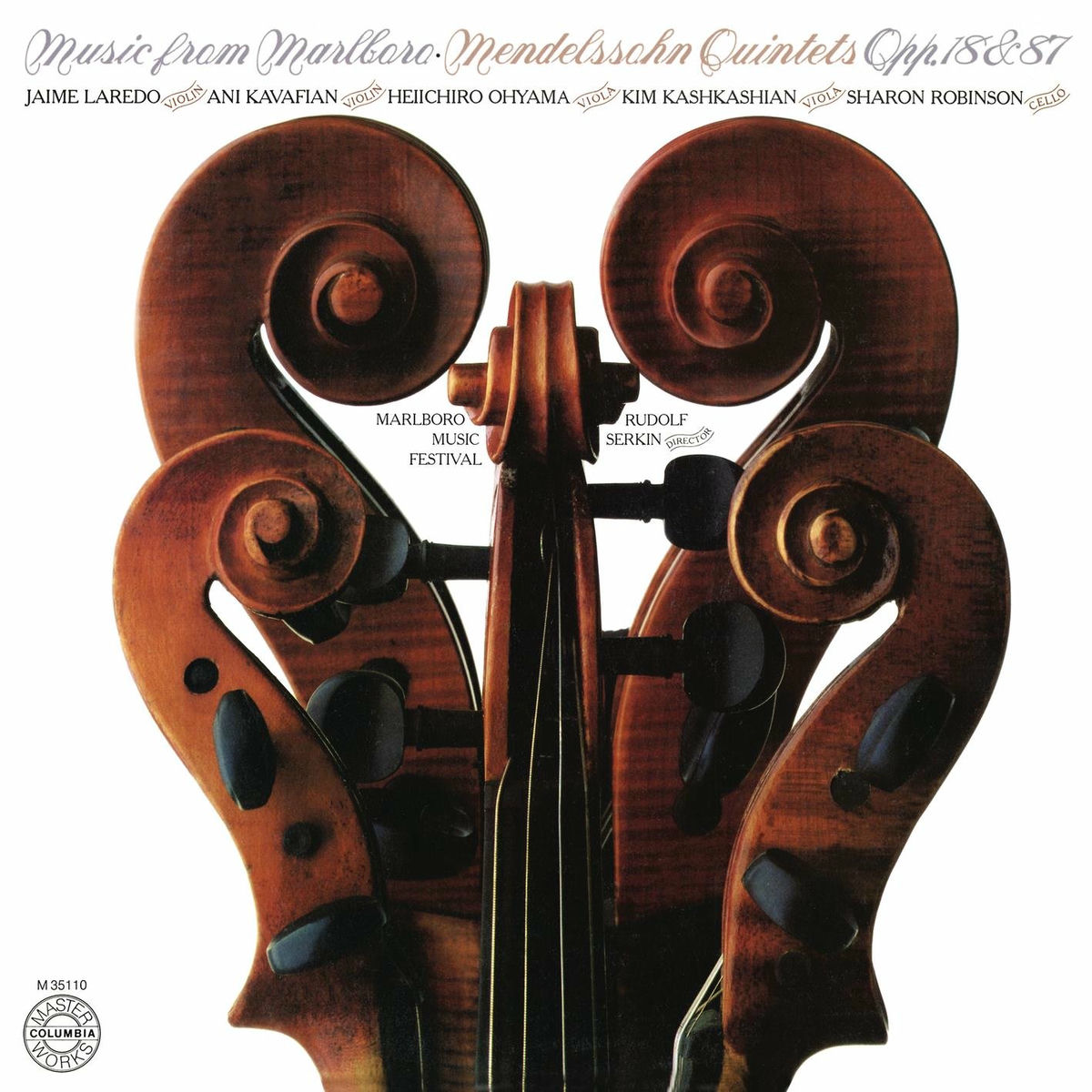 Album cover of Music from Marlboro: Mendelssohn Quintets Opp. 18 & 87