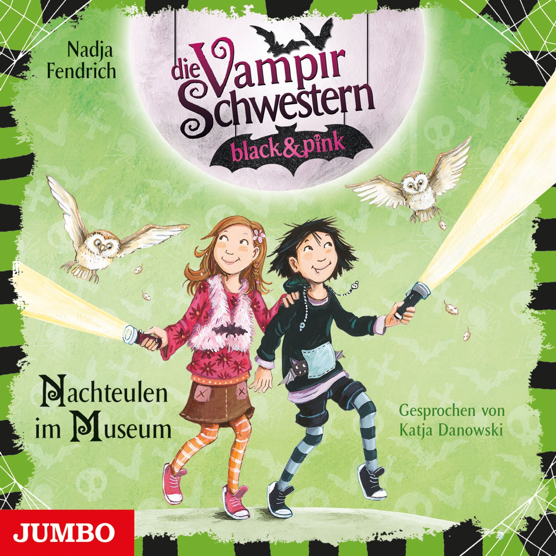 Album cover of Die Vampirschwestern black & pink. Nachteulen im Museum [Band 6]