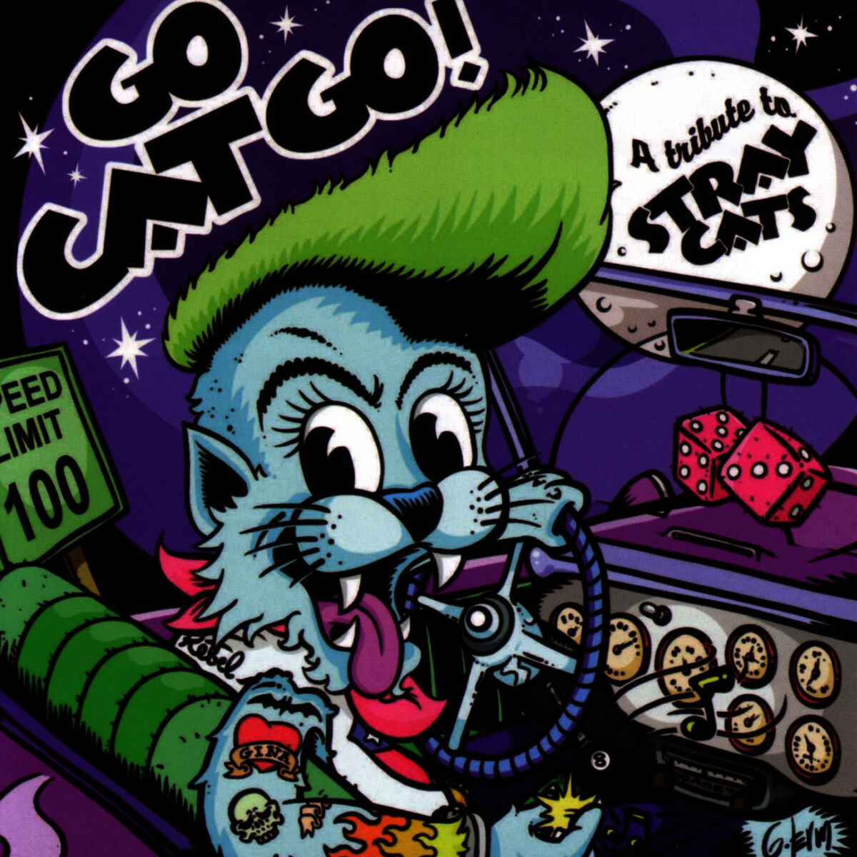 Album cover of Go Cat Go! A Tribute to Stray Cats