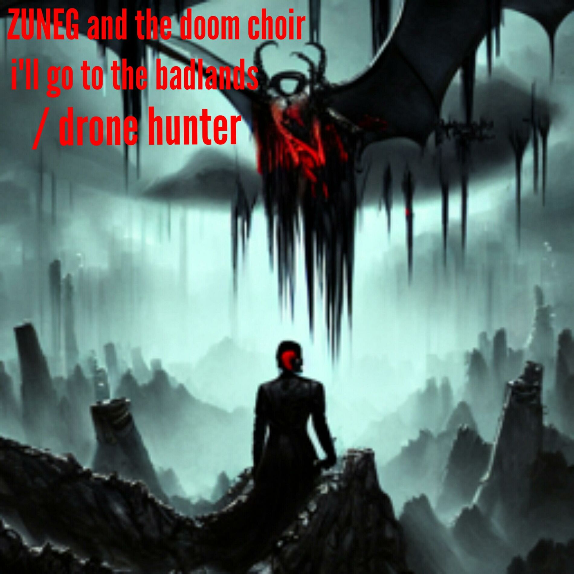 Album cover of i'll go to the badlands / drone hunter (feat. the doom choir)
