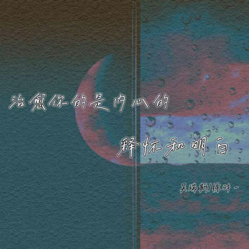 治愈你的是内心的释怀和明白