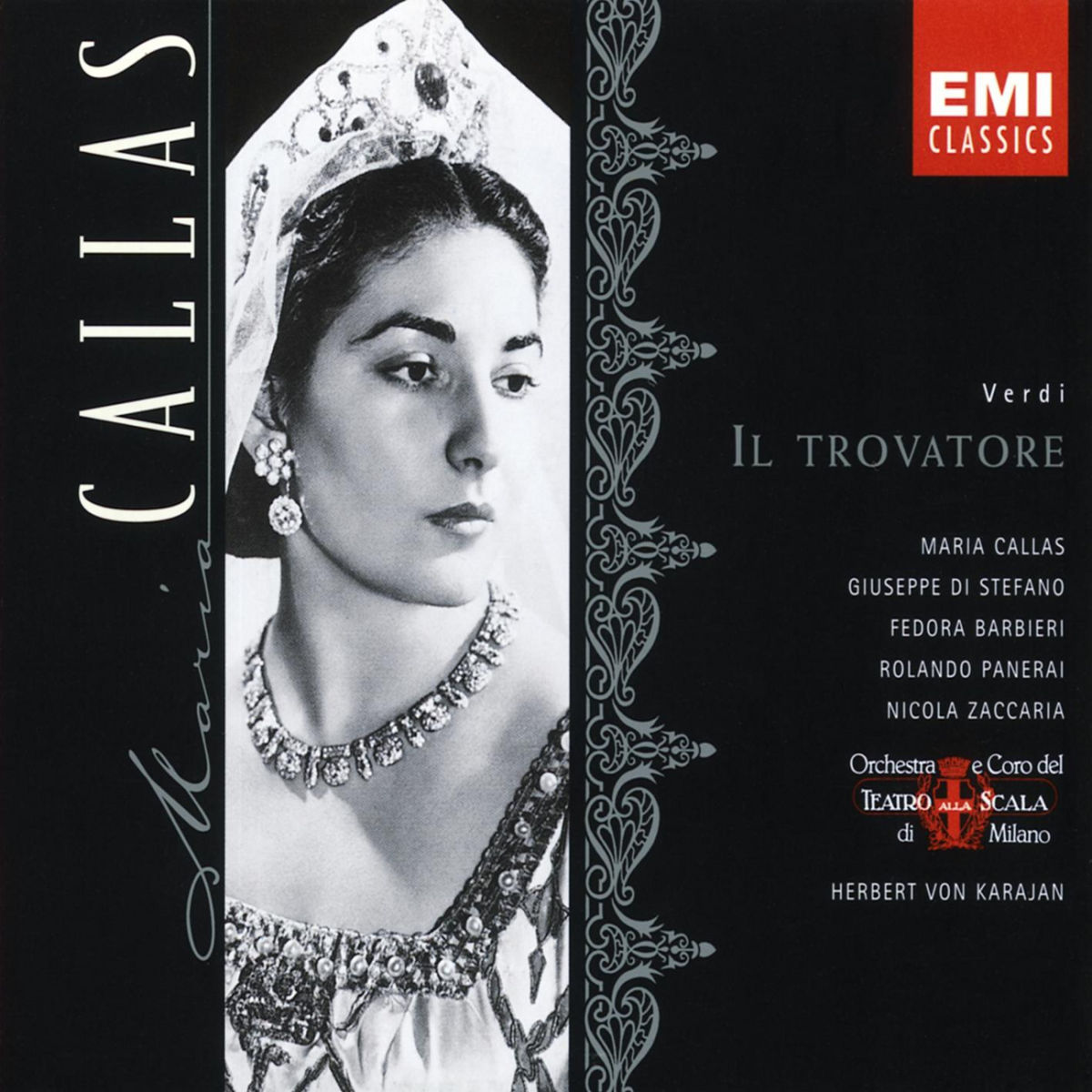 Album cover of Il Trovatore (1997 - Remaster), Act I Scene Two: Di geloso amor sprezzato (Conte/Leonora/Manrico)