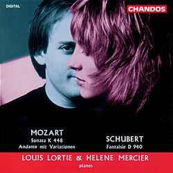 Cover of Mozart: Sonata in D Major, Andante and Variations in G - Schubert: Fantasie