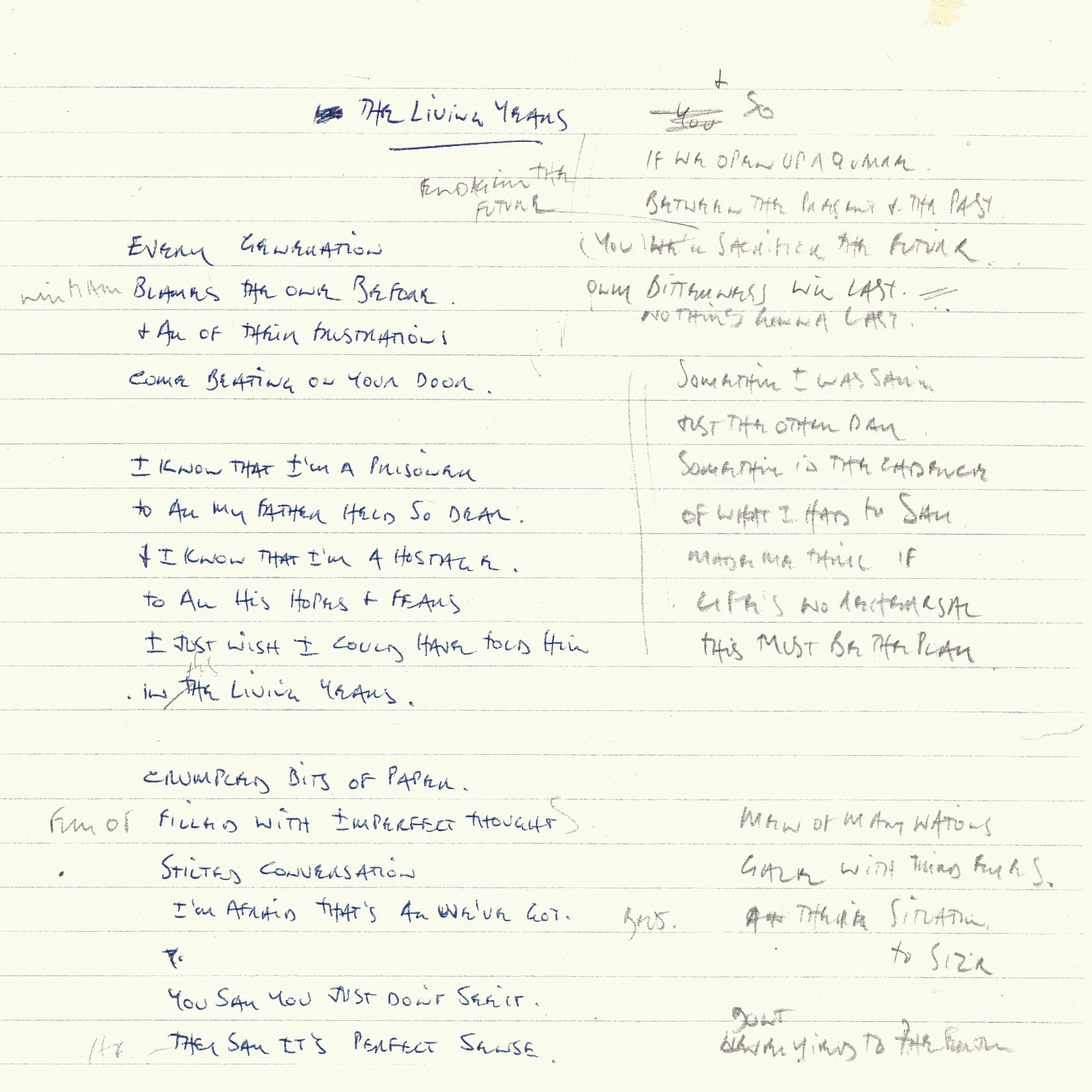 Album cover of The Living Years