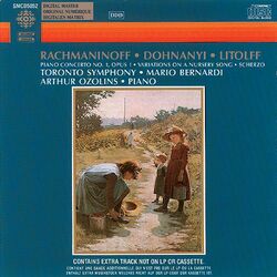 Cover of Rachmaninov: Piano Concerto No. 1 / Dohnanyi: Variations On A Nursery Song