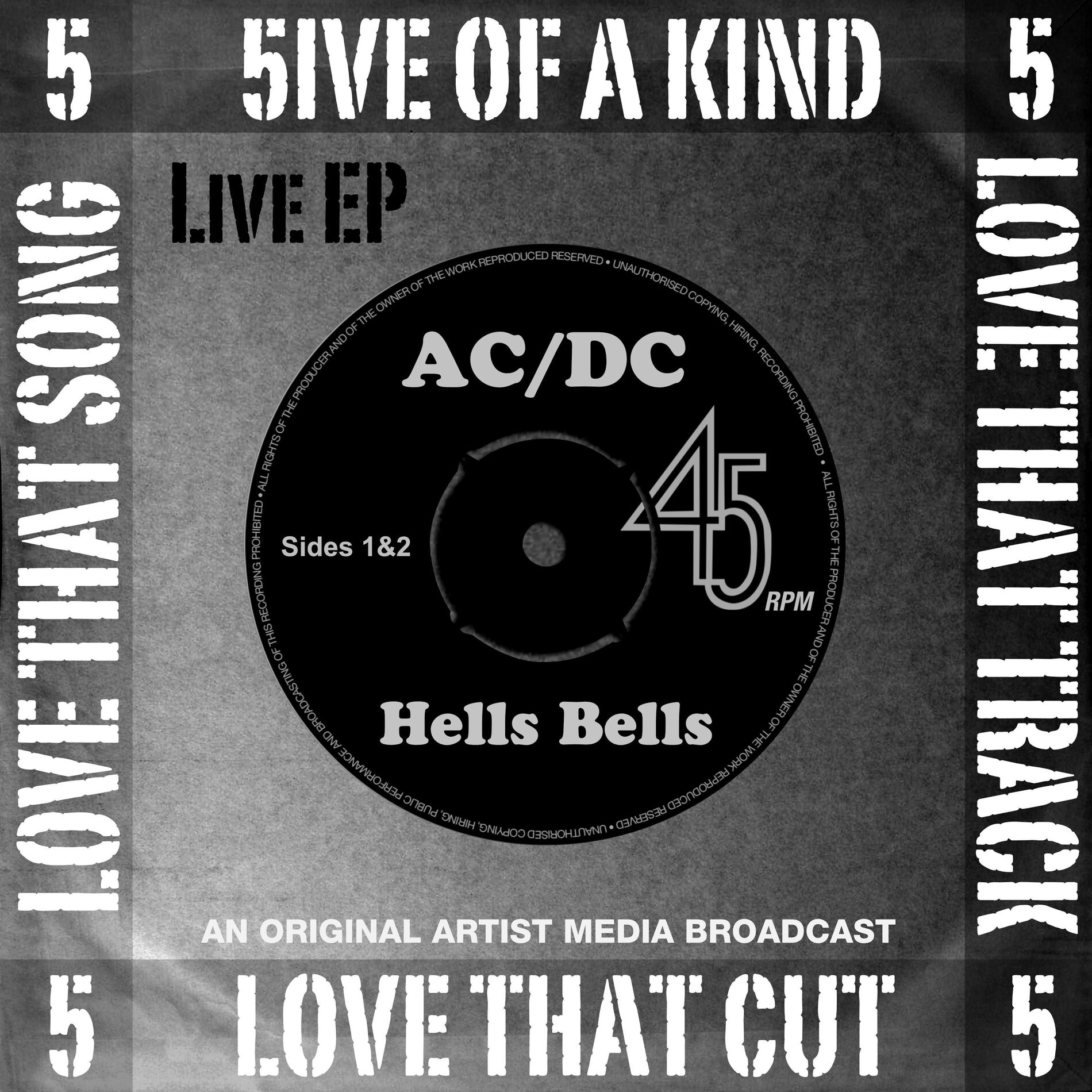 Album cover of 5ive of a Kind - Hells Bells (Live)
